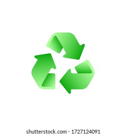 Recycle Icon In Trendy  Design Vector Eps 10
