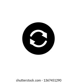 Recycle icon vector