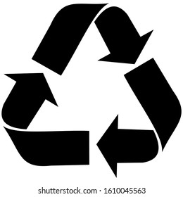 Recycle icon vector - Vector