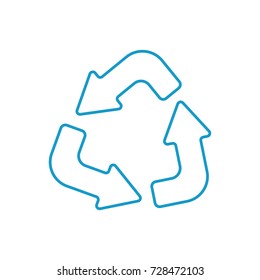 recycle icon vector