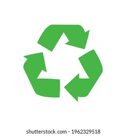 Recycle icon vector. Best recycle symbol.  Can be edited and changed colors.