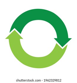 Symbol-Vektorgrafik wiederverwenden. Bestes Recyclingsymbol. Kann bearbeitet und geändert werden.