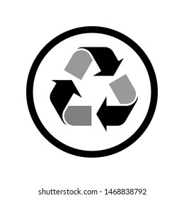 Recycle Icon Vector Design Symbol Illustration