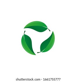 Vector de icono de reciclaje. Plantilla de diseño.