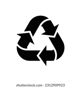 Diseño de vectores de iconos de reciclaje