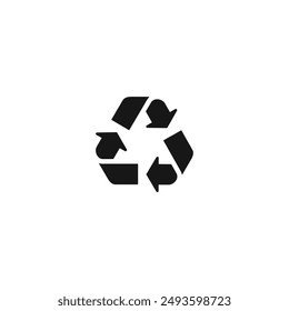 Recycle icon vector. EPS 10 editable vector