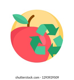 Recycle Icon Vector Graphic Download Template Modern