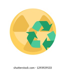 Recycle Icon Vector Graphic Download Template Modern