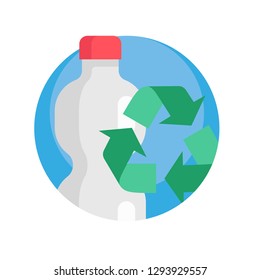 Recycle Icon Vector Graphic Download Template Modern