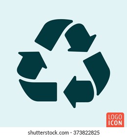 Recycle icon. Vector illustration