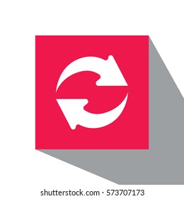 recycle icon vector illustration