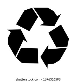 Recycle icon vector illustration eps 10