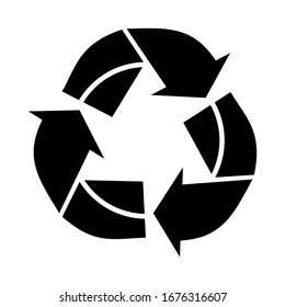 Icono de reciclaje ilustración vectorial eps 10