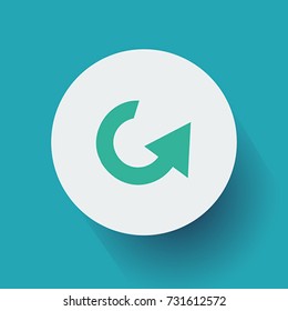 Recycle icon. Vector, illustration eps10