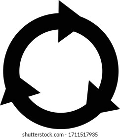 Recycle Icon Vector Illustration Isolated