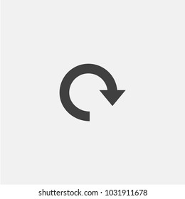 recycle icon vector illustration. loading icon vector