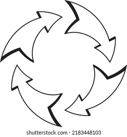 ilustración vectorial de icono de reciclaje en fondo blanco