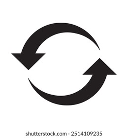 recycle icon vector illustration simple design