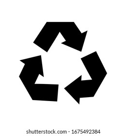 Recycle icon vector isolated symbol illustration