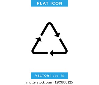 Recycle Icon Vector Logo Design Template