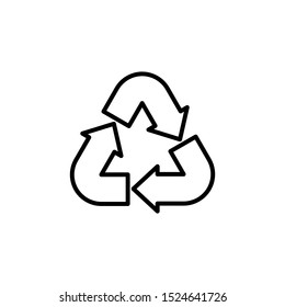 Recycle Icon Vector Logo Design Template Illustration Eps  - 10