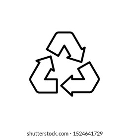 Recycle Icon Vector Logo Design Template Illustration Eps  - 10