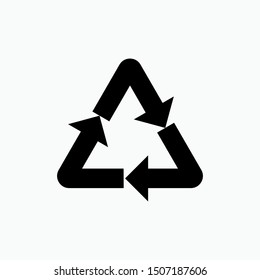Recycle Icon - Vector, Sign and Symbol for Design, Presentation, Website or Apps Elements.