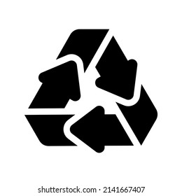 Recycle Icon Vector Symbol Design Illustration