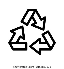 Recycle Icon Vector Symbol Design Illustration