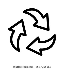 Recycle Icon Vector Symbol Design Illustration