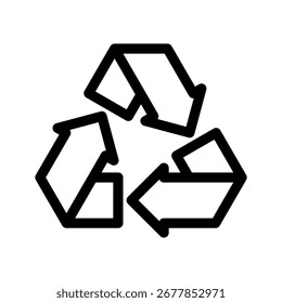 Recycle Icon Vector Symbol Design Illustration