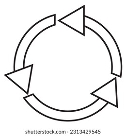 recycle icon vector template illustration logo design