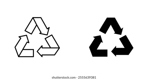 Recycle icons for app and websites.