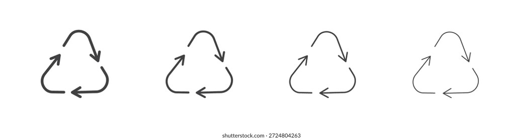 Reciclar ícones para design gráfico e da Web.