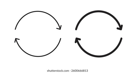 Recycle icons graphics set vectors
