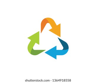 recycle icons vector illustration design template