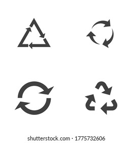 recycle icons vector illustration design template