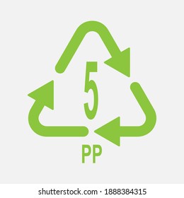 Recycle ikon. vector recycle, cycle rotation marks. eps 10