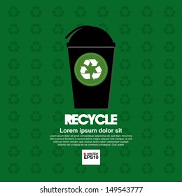 Recycle illustration concept vector.EPS10 