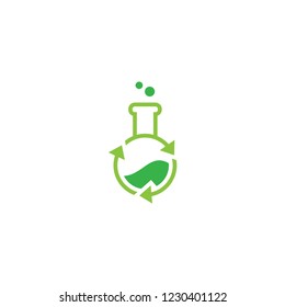 Recycle lab logo template