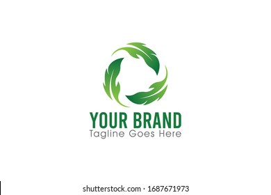 Recycle Leave Nature Environment Logo Stock Vector (Royalty Free ...