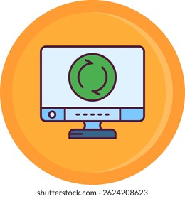 Recycle Line vector Icon Design