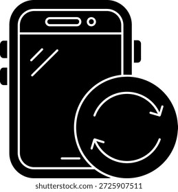 Línea de reciclaje Vector Icon Design