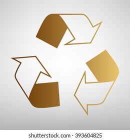 Recycle logo concept