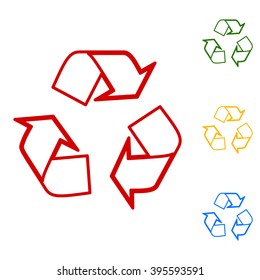 Recycle logo concept