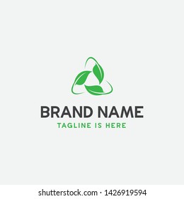 recycle logo design, sustainable icon, green logo, 