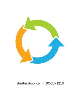 Recycle Logo Icon Design