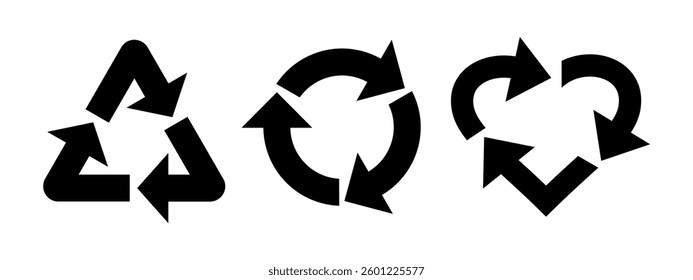 Recycle logo isolated on white background