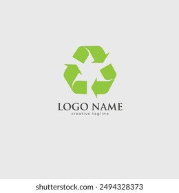 reciclar logo, reutilizar, reciclar, signo, icono, reutilizar, reciclar logo Plantilla