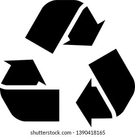 Recycle logo symbol Vector illustration eps 10